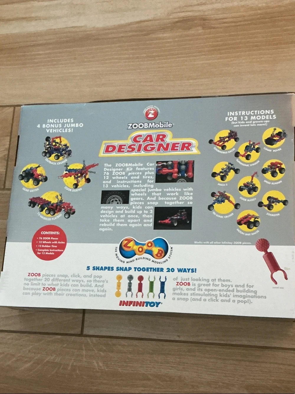 ZOOBMobile Car Designer Kit by Zoob Construction Kit